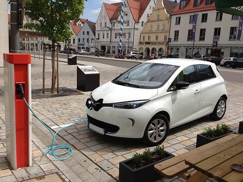 renault zoe electric car